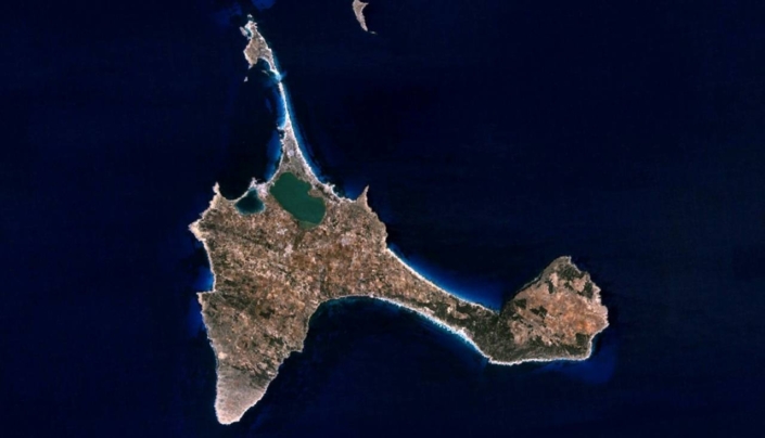 Formentera - Vista de satélite